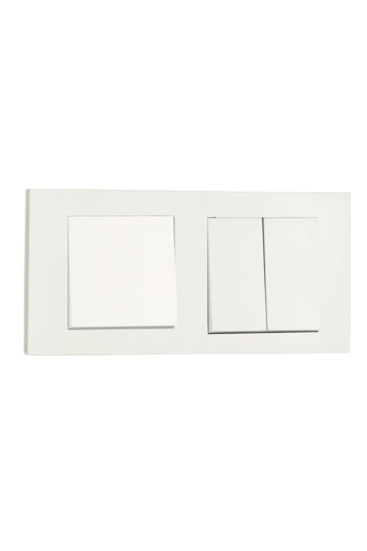 Ovivo Grano Beyaz 2'li Set Anahtar + Komütatör