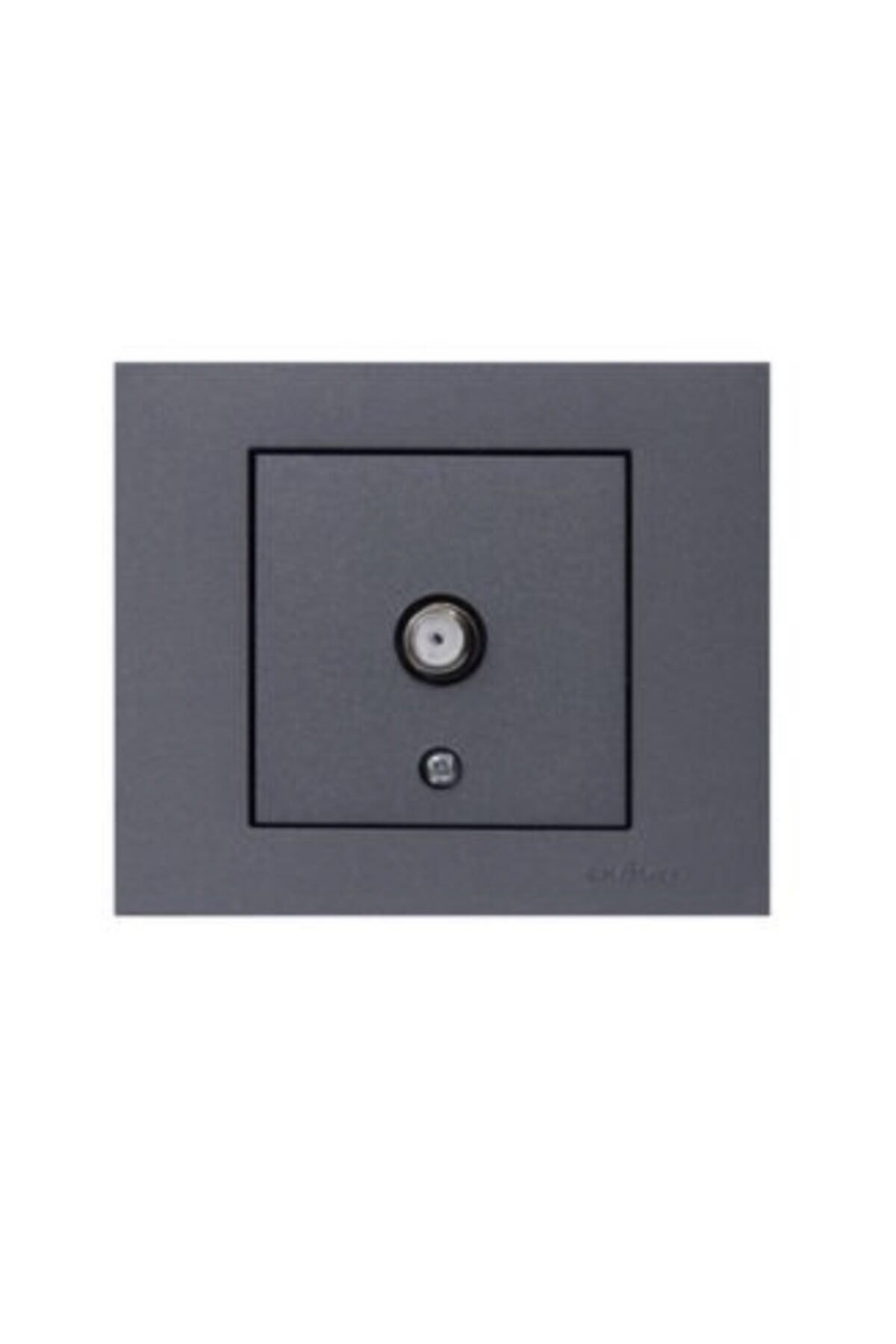 OVİVO Grano Füme Uydu Prizi F Konnektörlü Sonlu