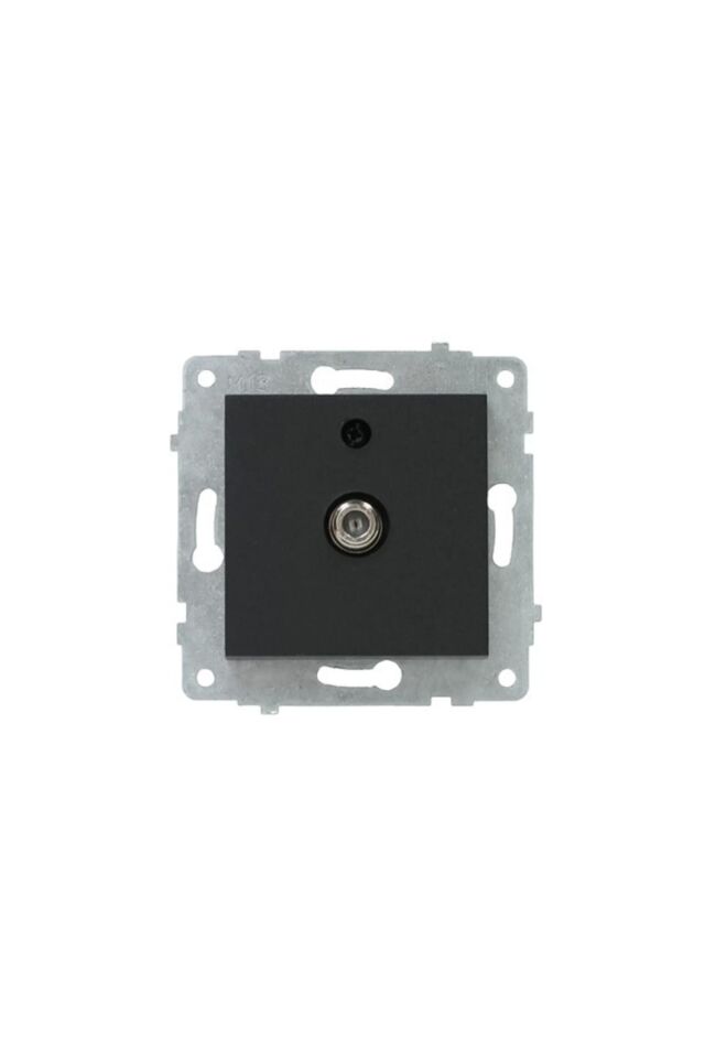 Ovivo Grano Siyah Tv Uydu Prizi Çerçeve Dahil