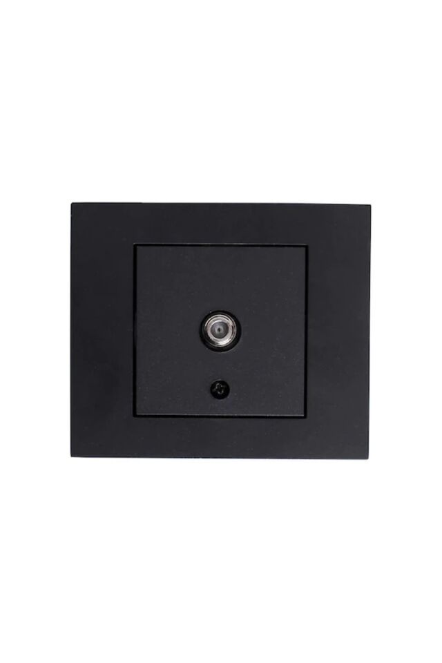 Ovivo Grano Siyah Tv Uydu Prizi Çerçeve Dahil