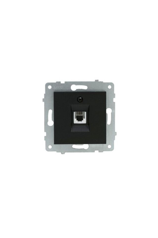 Ovivo Grano Siyah Nümeris Telefon Prizi Çerçeve Dahil