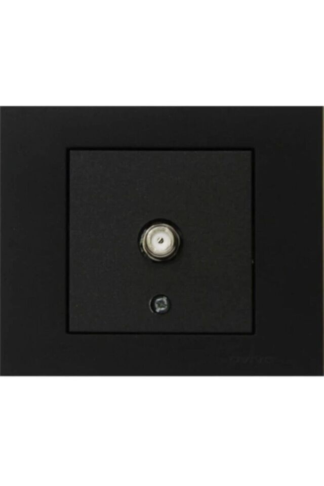 10 Adet Ovivo Grano Siyah Tv Prizi F Tip 10'lu (ÇERÇEVE DAHİL)