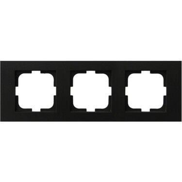 Ovivo Siyah 3'Lü Çerçeve