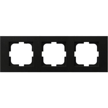 Ovivo Siyah 3'Lü Çerçeve