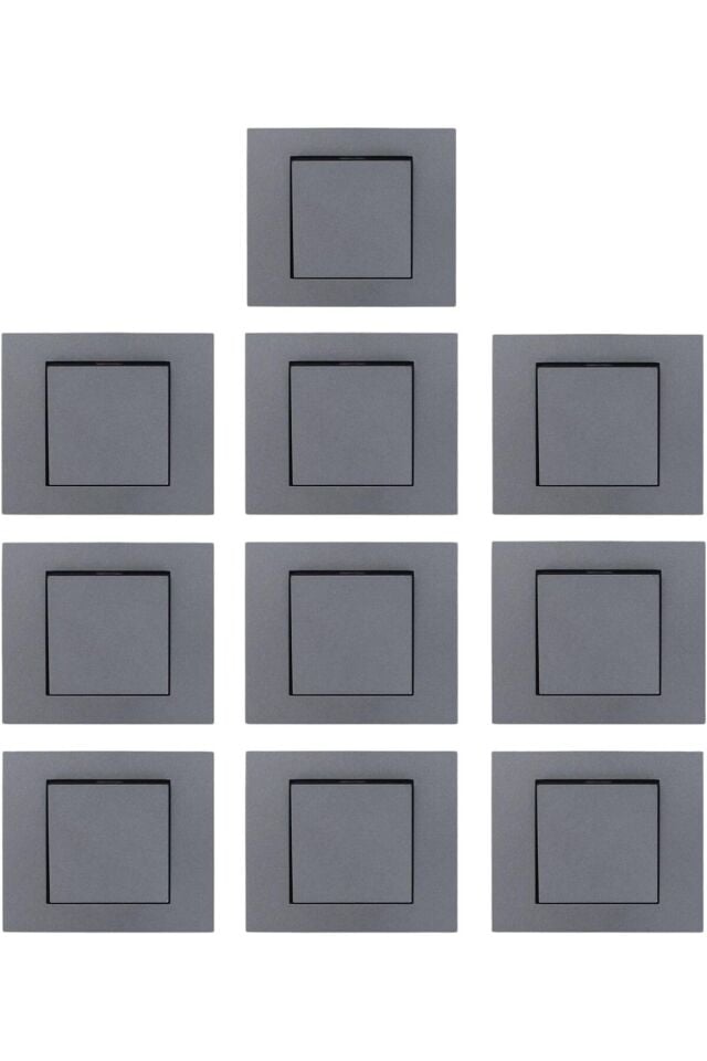 OVİVO GRANO FÜME ANAHTAR 10 LU EKONOMİK PAKET ÇERÇEVE DAHİL