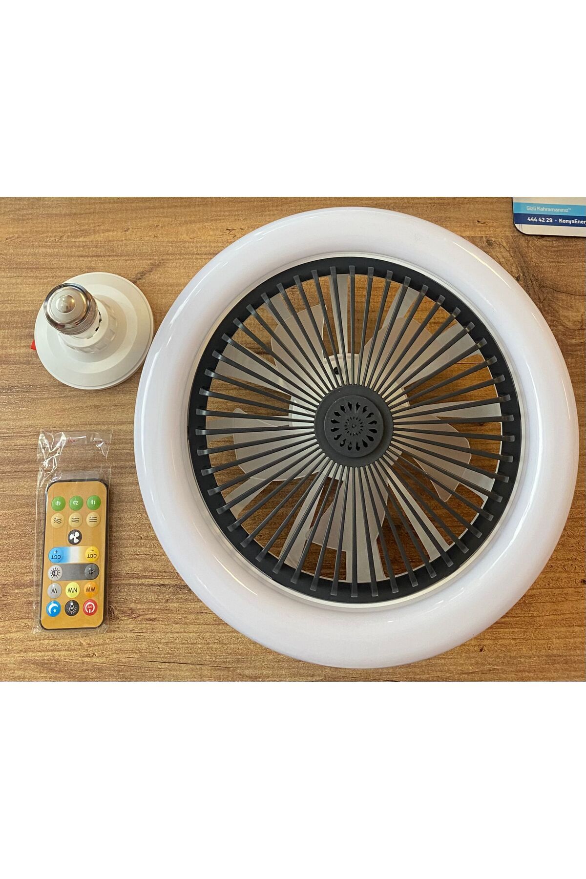 VANTİLATÖR AMPUL (ÜÇ RENKLİ IŞIK)