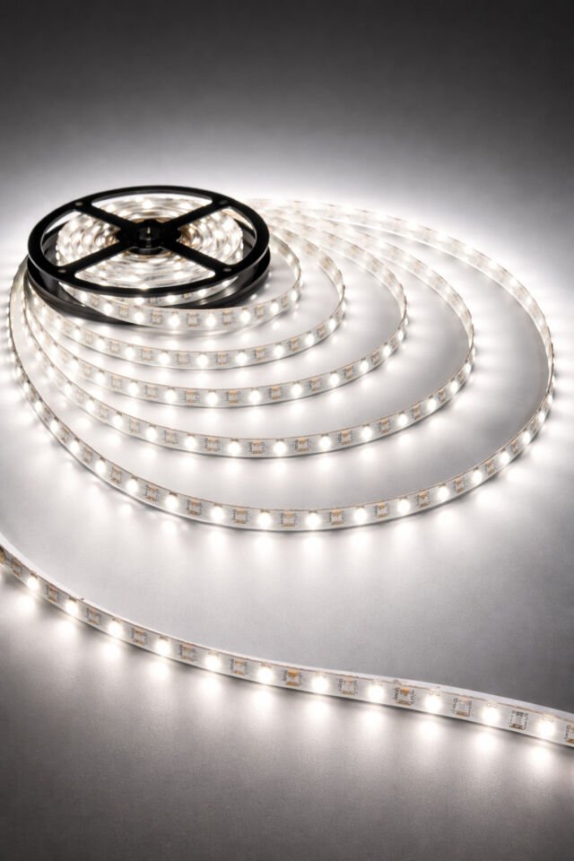 CT-4480 10 Çipli Şerit Led Beyaz Işık ◆ İç Mekan ◆ Yüksek Lümen ◆ Ekstra Kalın PCB ◆ 5 m ( TRAFOSUZ )