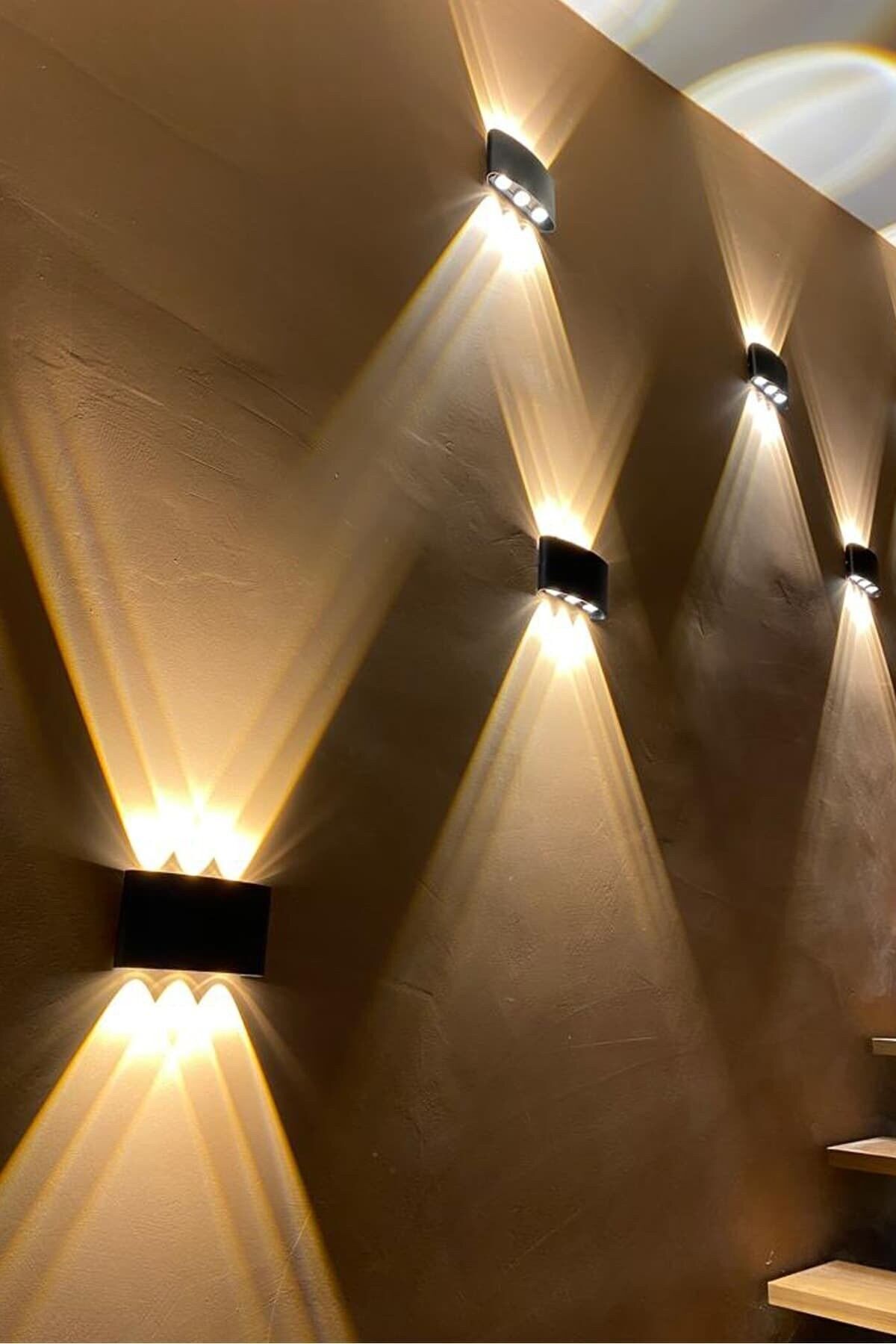 8011 10w Led Aplik Aydınlatma Çift Taraflı Led Dekoratif Duvar Aplik